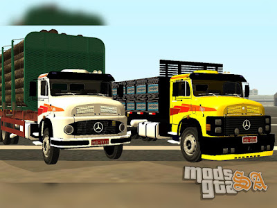 Mercedes-Benz MB 1113 e MB 1519 Chassis Trucado para GTA San Andreas